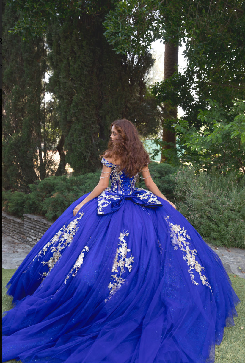 Elegant Quince Dress with Removable Halter. PQ1076 by Bella Couture