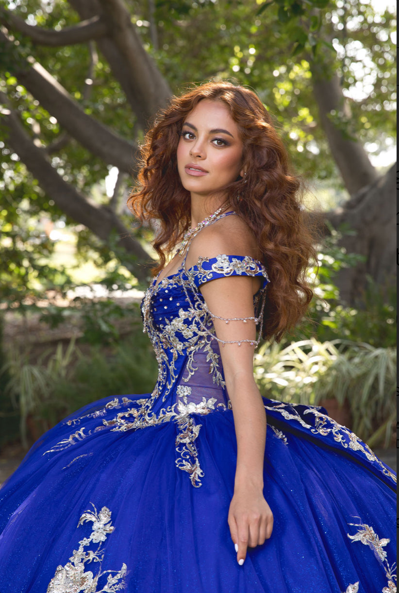 Elegant Quince Dress with Removable Halter. PQ1076 by Bella Couture