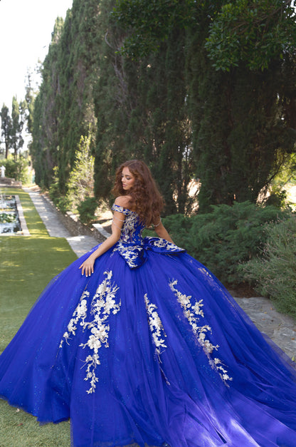 Elegant Quince Dress with Removable Halter. PQ1076 by Bella Couture