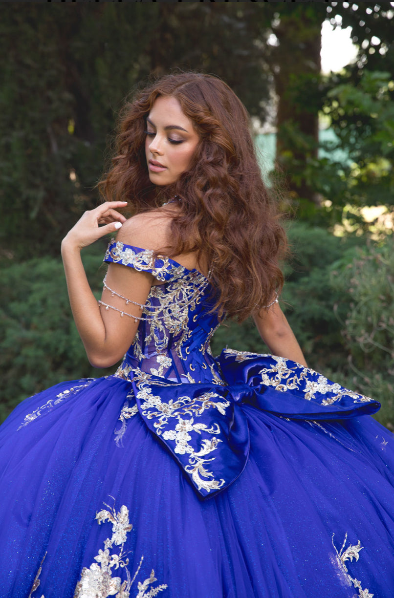 Elegant Quince Dress with Removable Halter. PQ1076 by Bella Couture