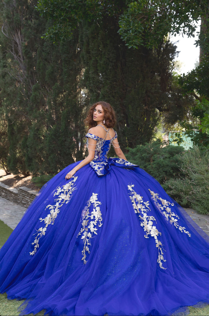 Elegant Quince Dress with Removable Halter. PQ1076 by Bella Couture