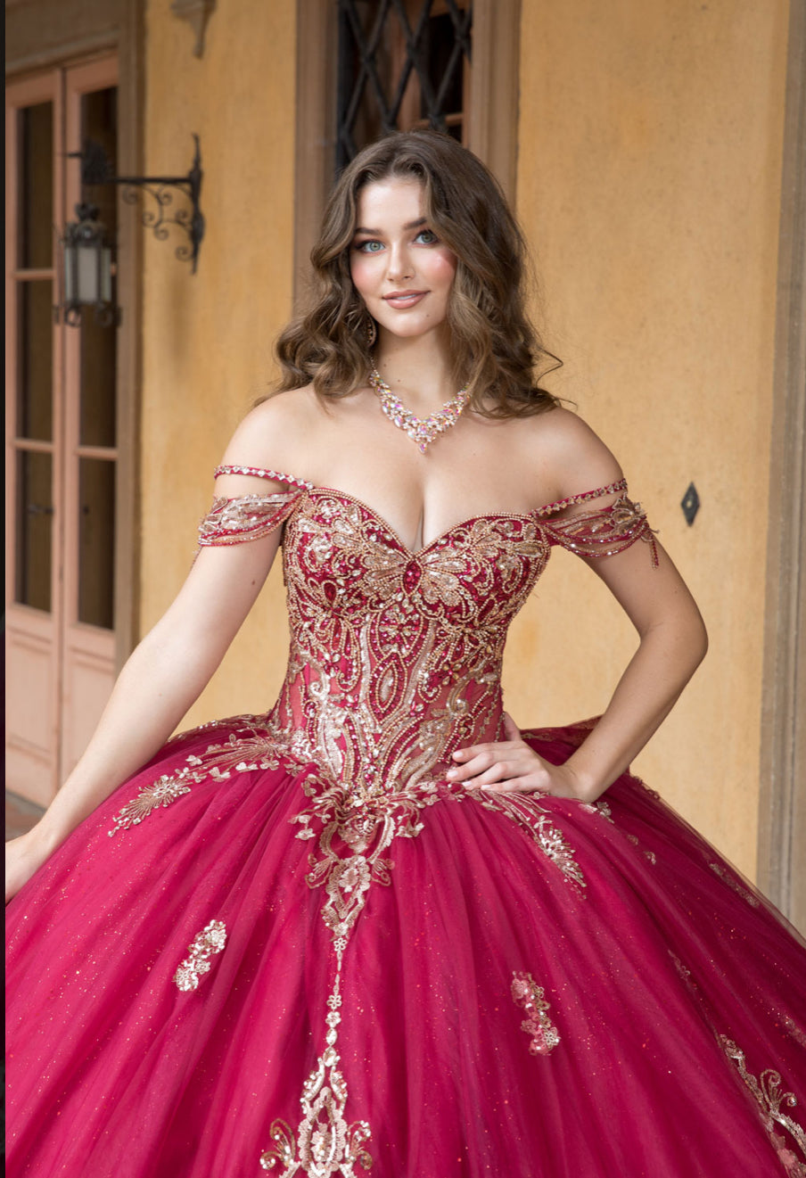 Elegance Quince With Long Bow. PQ1090 BY BELLA COUTURE