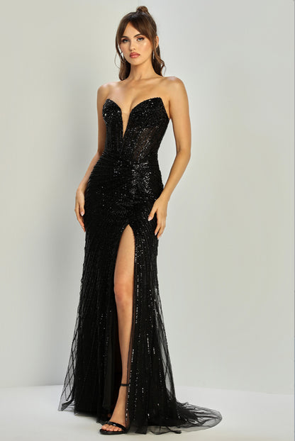 Mermaid silhouette dress waiting for you 3306 BY ADORA DESIGN