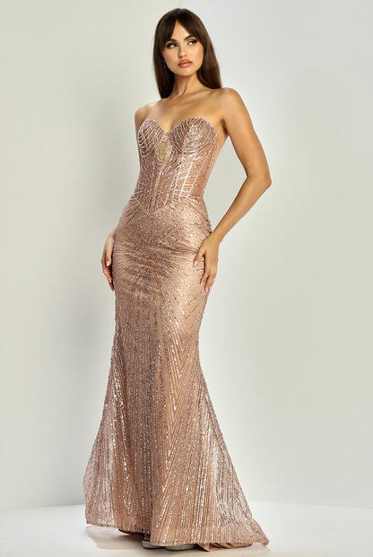 Perfect mermaid silhouette dress special for your event, waiting for you 3263 BY ADORA DESIGN