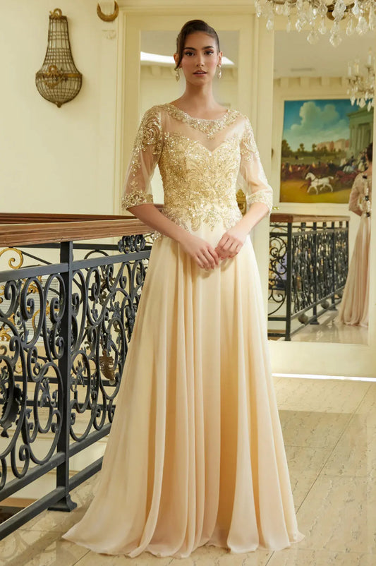 Embellished with beads, sequins, and metallic thread.  GL3599 GLS ELIZABETH K