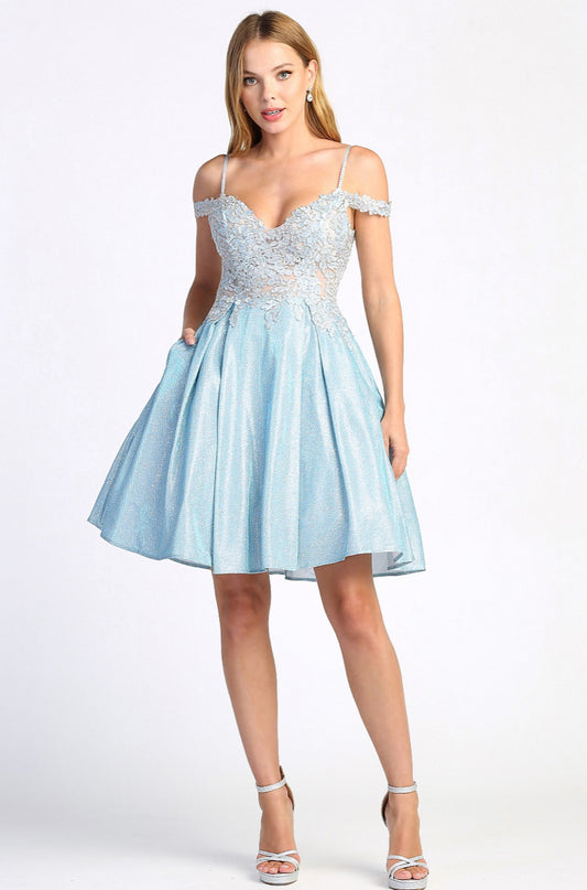 Sheer Bodice Glitter Fabric. 1010 BY ADORA DESIGN