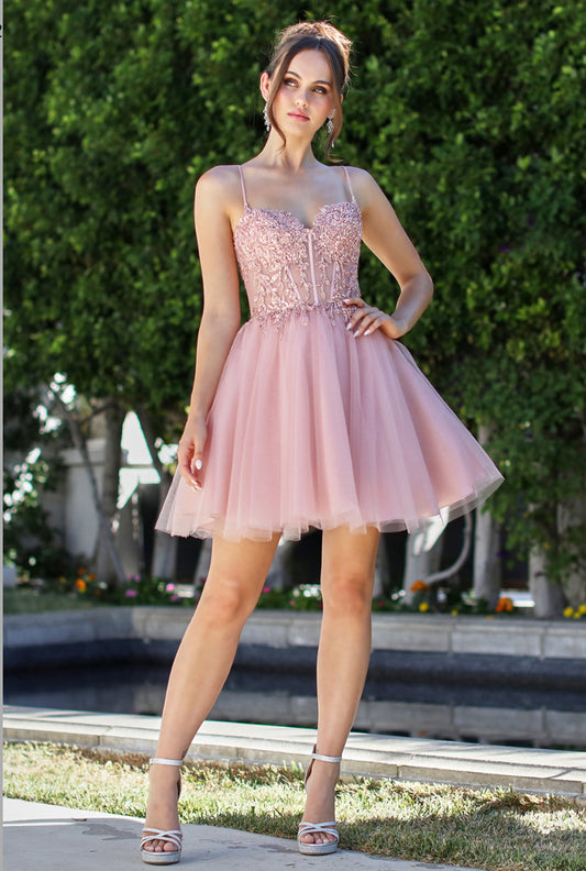 Floral Embroidery Embellished Glitter Mesh. 1065 BY ADORA DESIGN