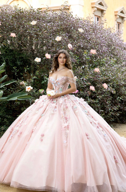 Colorful Bloom Quince Dress. PQ1096 BY BELLA COUTURE