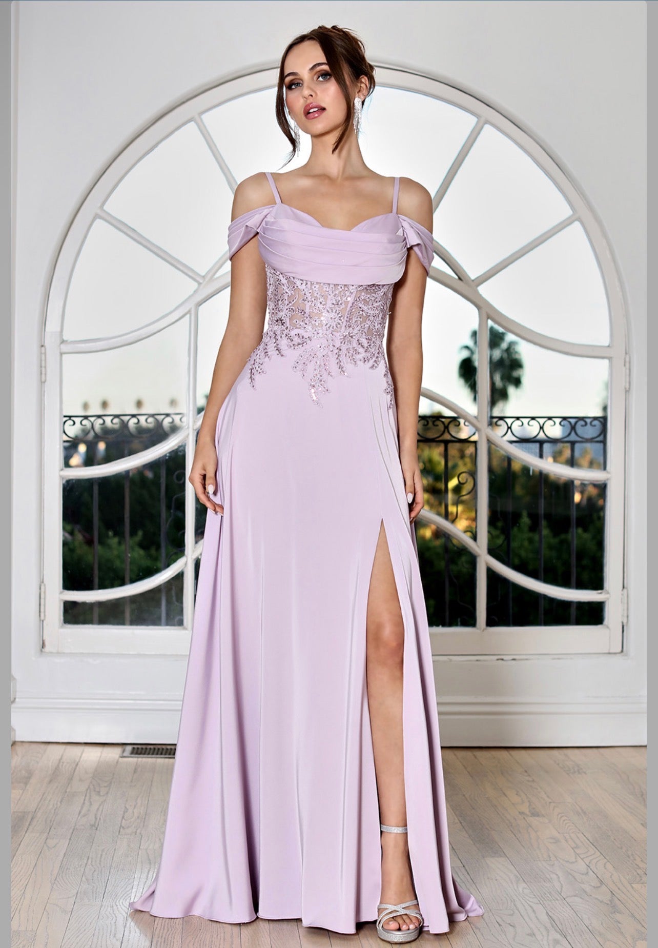 With exquisite details, see-through corset. 3251. BY ADORA DESIGN