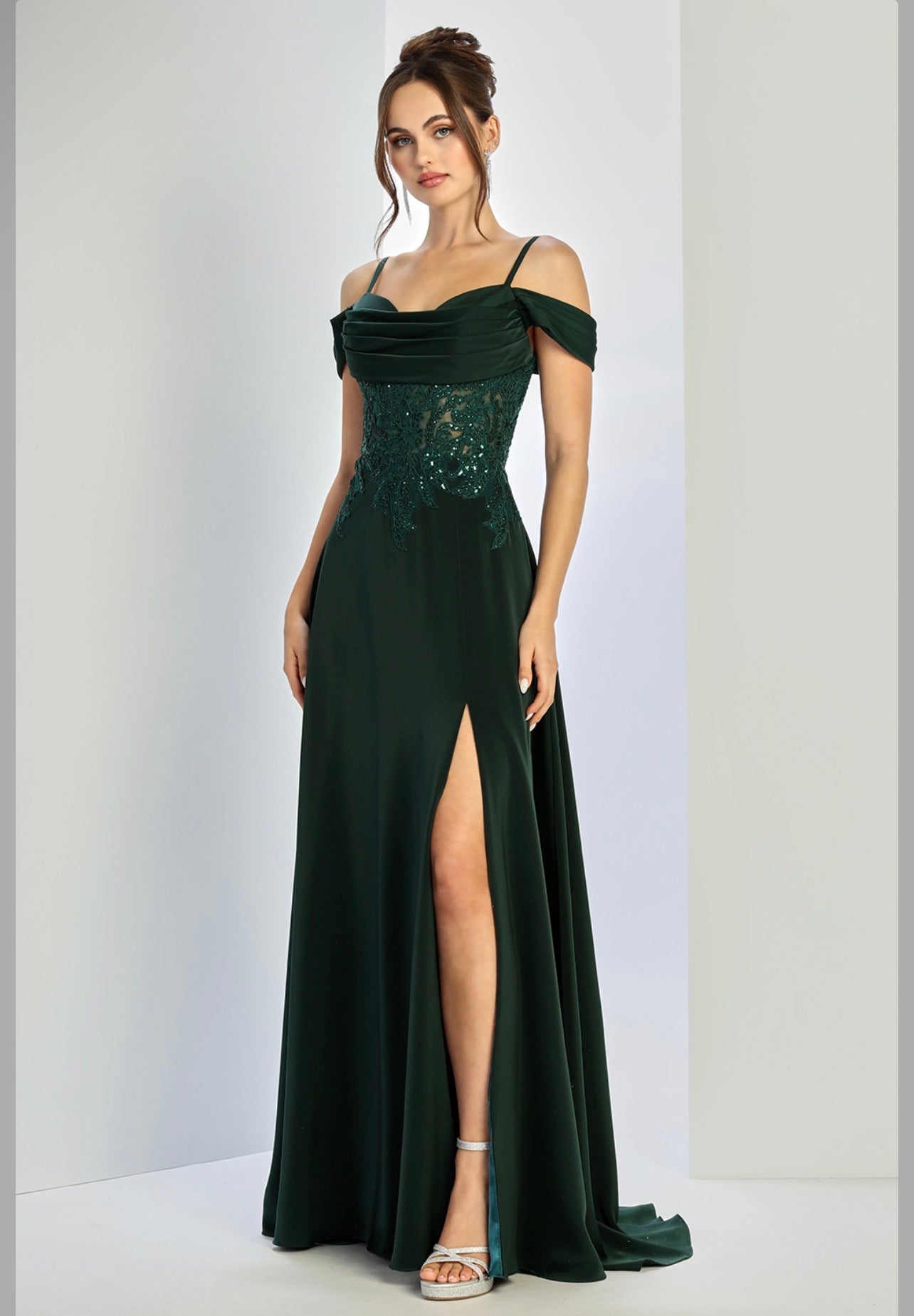 With exquisite details, see-through corset. 3251. BY ADORA DESIGN