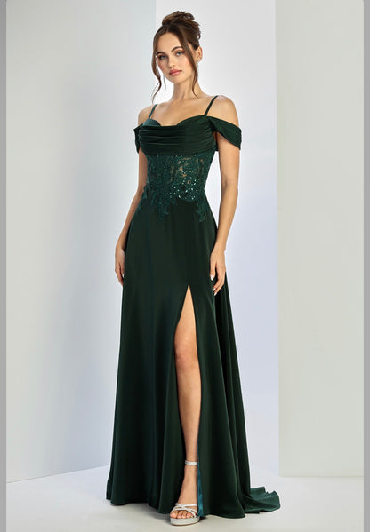 With exquisite details, see-through corset. 3251. BY ADORA DESIGN