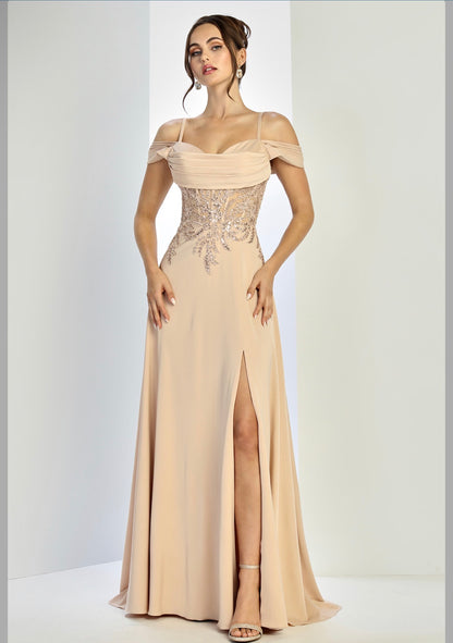 With exquisite details, see-through corset. 3251. BY ADORA DESIGN