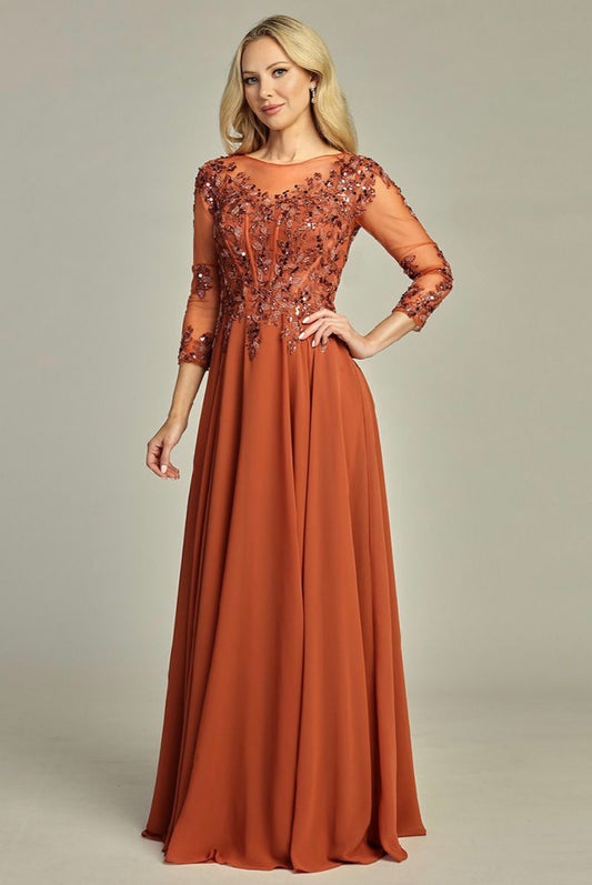 Embellished with beads, sequins. A-line skirt. 7905k BY LET´S CORP