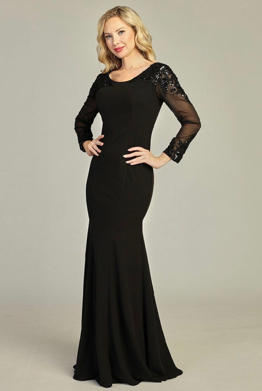 Long sleeves dress for your special event. 7922K BY LET´S CORP
