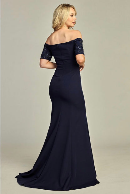 sleeves dress for your special event. 7933K BY LET´S CORP