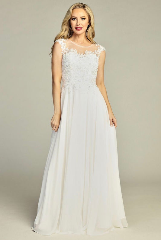 Beads Embellished Embroidered A-line Dress. 7965K BY LET´S CORP