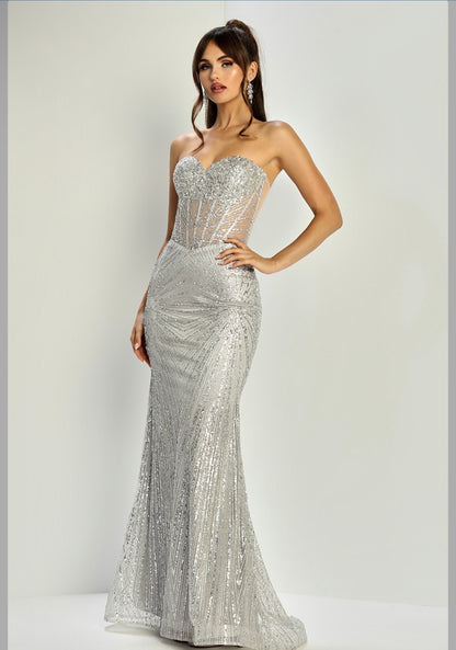 Perfect mermaid silhouette dress special for your event. 3279 BY ADORA DESIGN