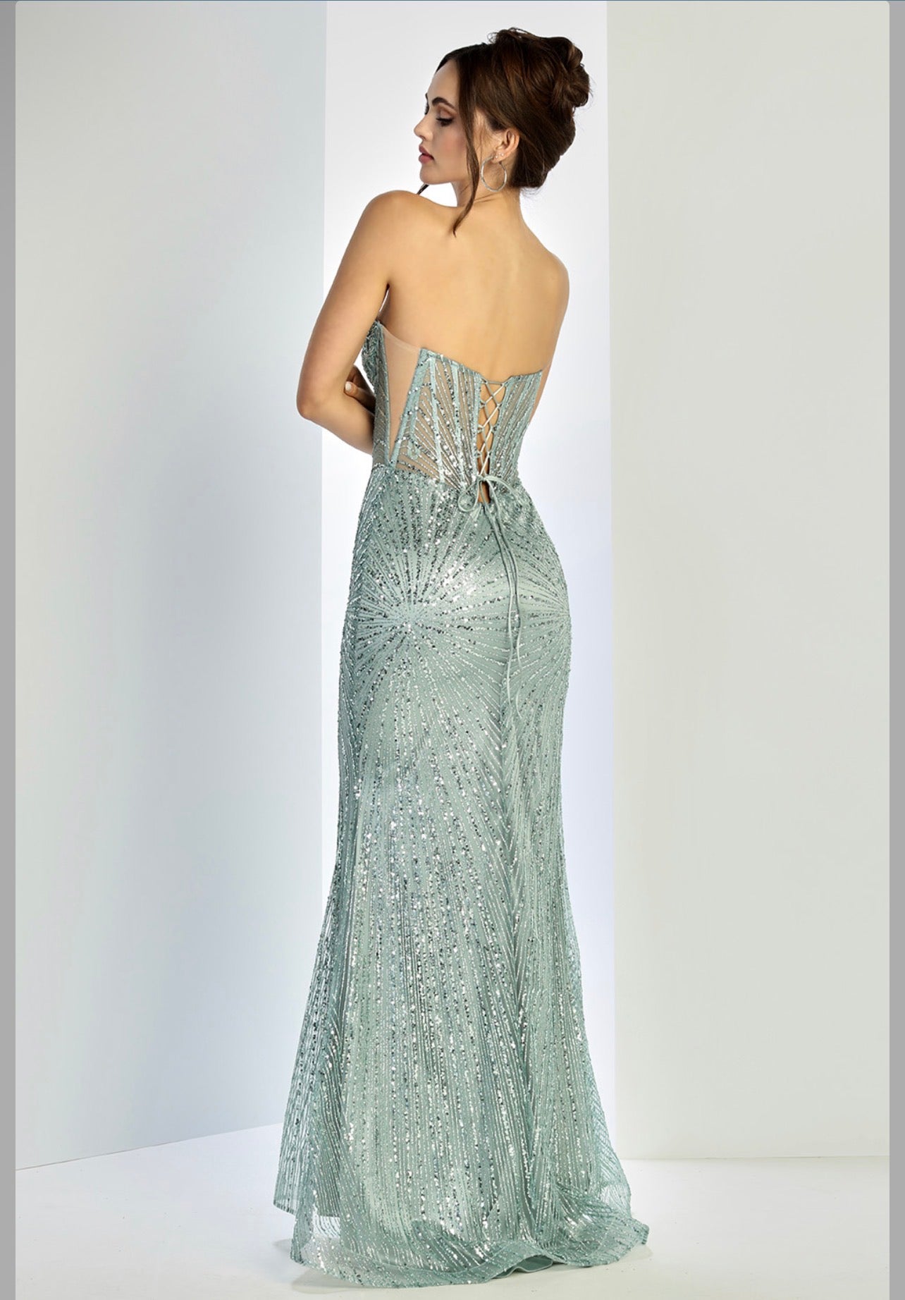 Perfect mermaid silhouette dress special for your event. 3279 BY ADORA DESIGN