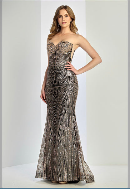 Perfect mermaid silhouette dress special for your event. 3279 BY ADORA DESIGN