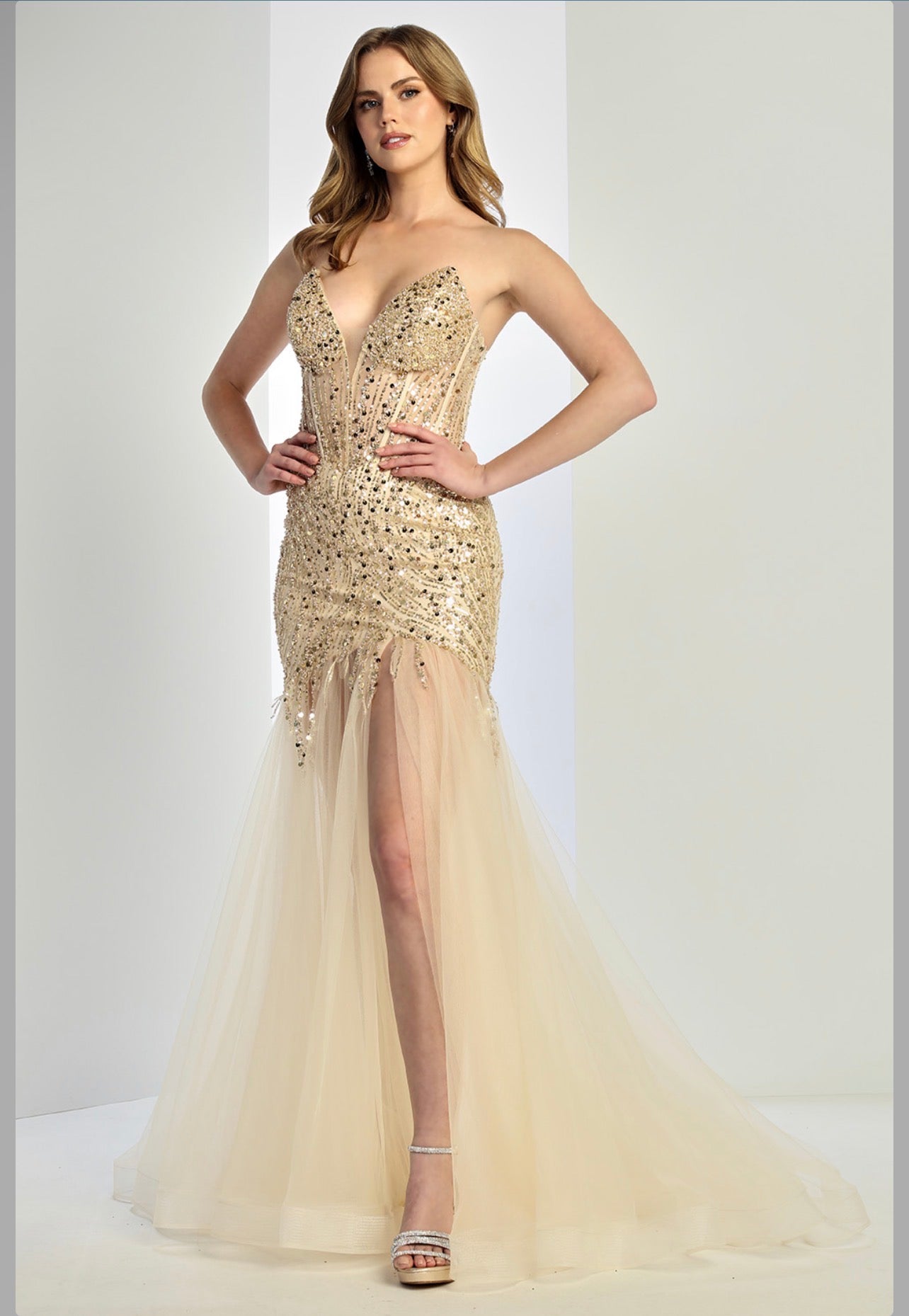 Perfect mermaid silhouette dress special for your event, waiting for you 3240 BY ADORA DESIGN