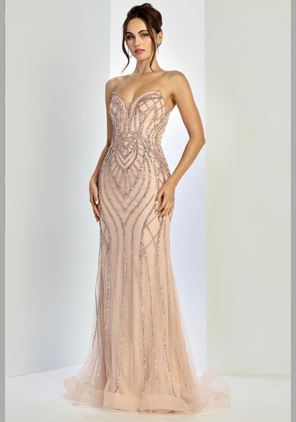 Perfect mermaid silhouette dress special for your event. 3276 BY ADORA DESIGN