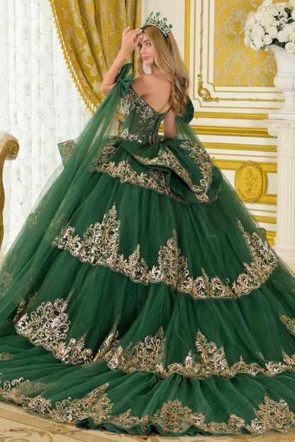 Embrace your fairytale moment in this stunning ball gown. GL3801 BY ELIZABETH K