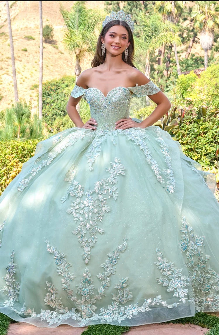 Radiate elegance in this enchanting quinceañera ball gown. GL3815 BY ELIZABETH K