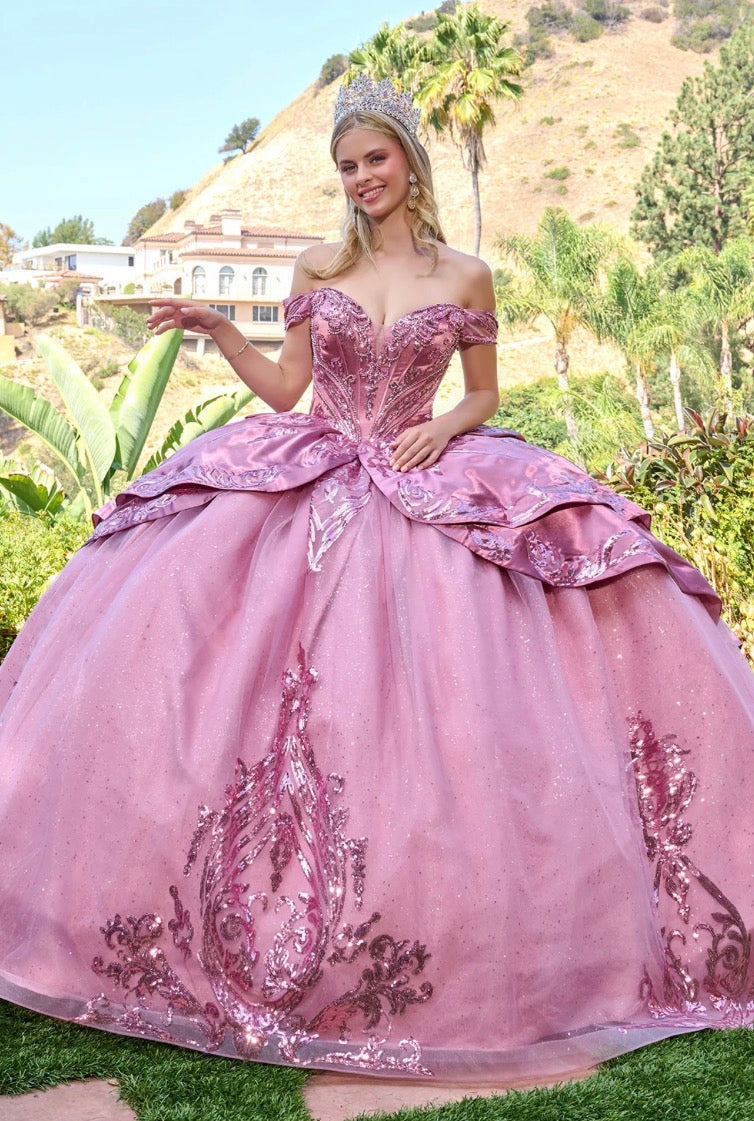 Radiant and romantic, this quinceañera ball gown. GL3794 BY ELIZABETH K