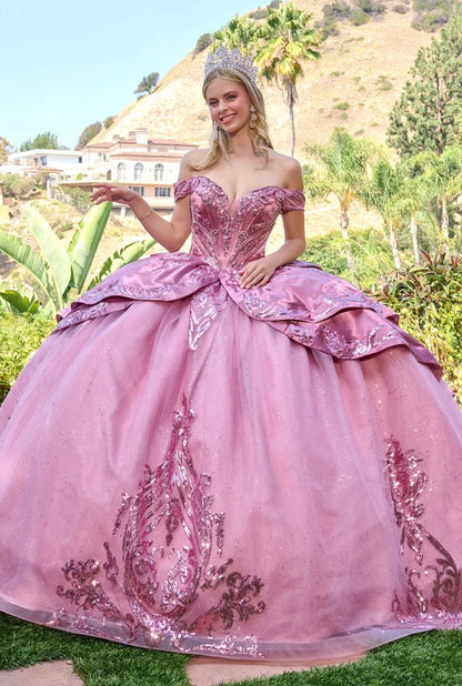 Radiant and romantic, this quinceañera ball gown. GL3794 BY ELIZABETH K