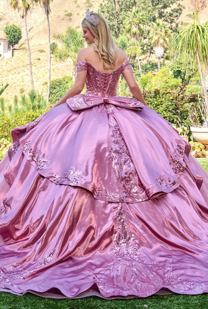 Radiant and romantic, this quinceañera ball gown. GL3794 BY ELIZABETH K
