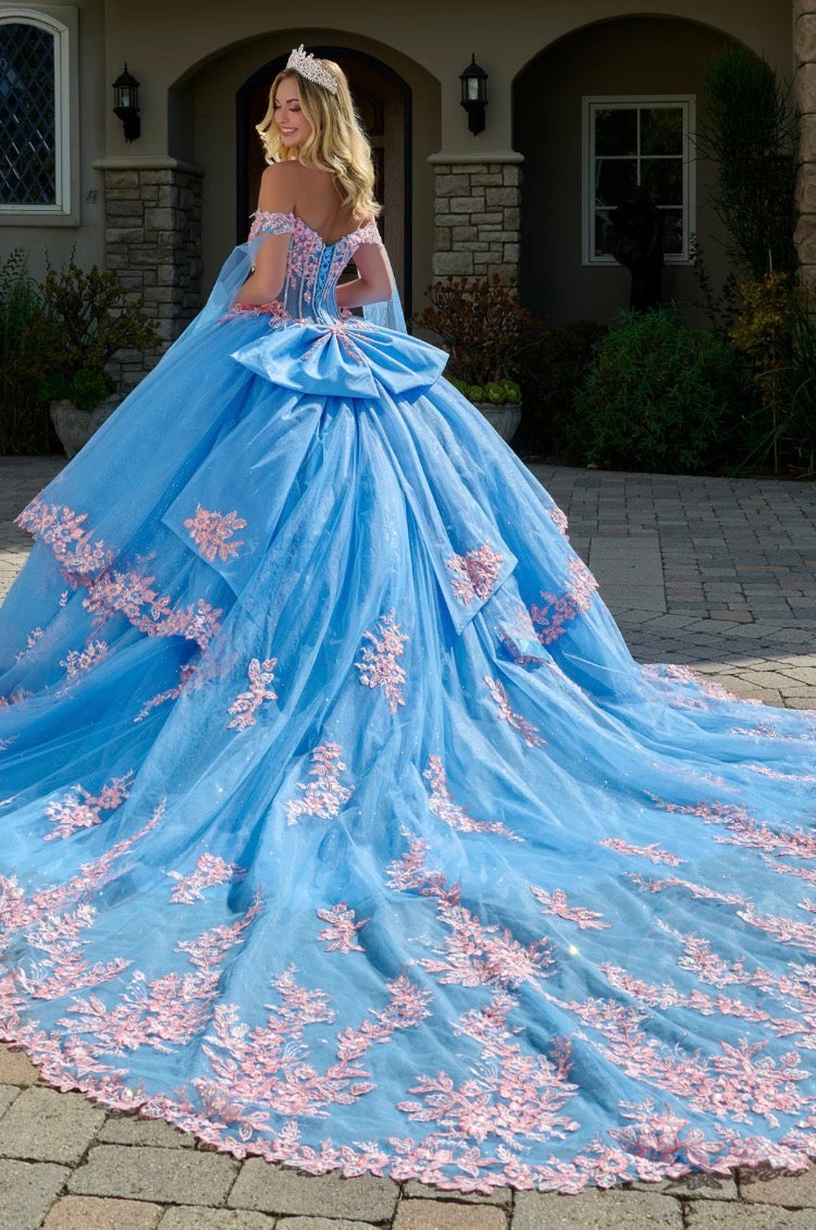 Step into a fairytale with this enchanting quinceañera. GL3708 BY ELIZABETH K