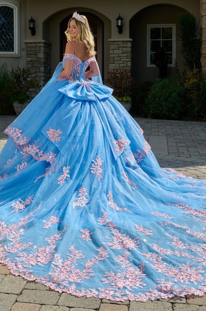 Step into a fairytale with this enchanting quinceañera. GL3708 BY ELIZABETH K