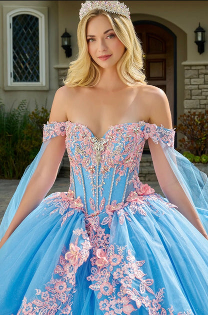 Step into a fairytale with this enchanting quinceañera. GL3708 BY ELIZABETH K