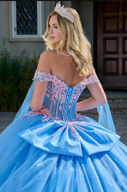 Step into a fairytale with this enchanting quinceañera. GL3708 BY ELIZABETH K