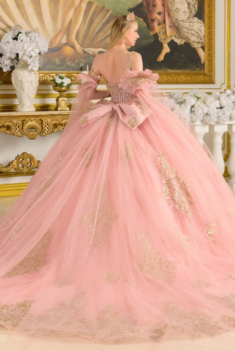 Show off in this dreamy quinceañera ball gown. GL3814 BY ELIZABETH K