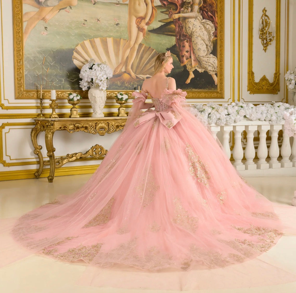 Show off in this dreamy quinceañera ball gown. GL3814 BY ELIZABETH K