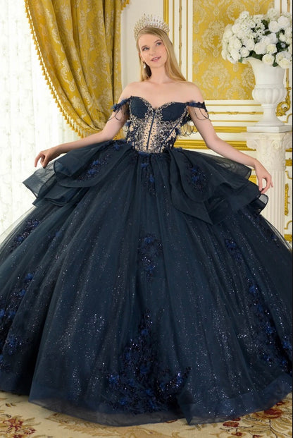 Radiate glamour in this exquisite ball gown. GL3676 BY ELIZABETH K