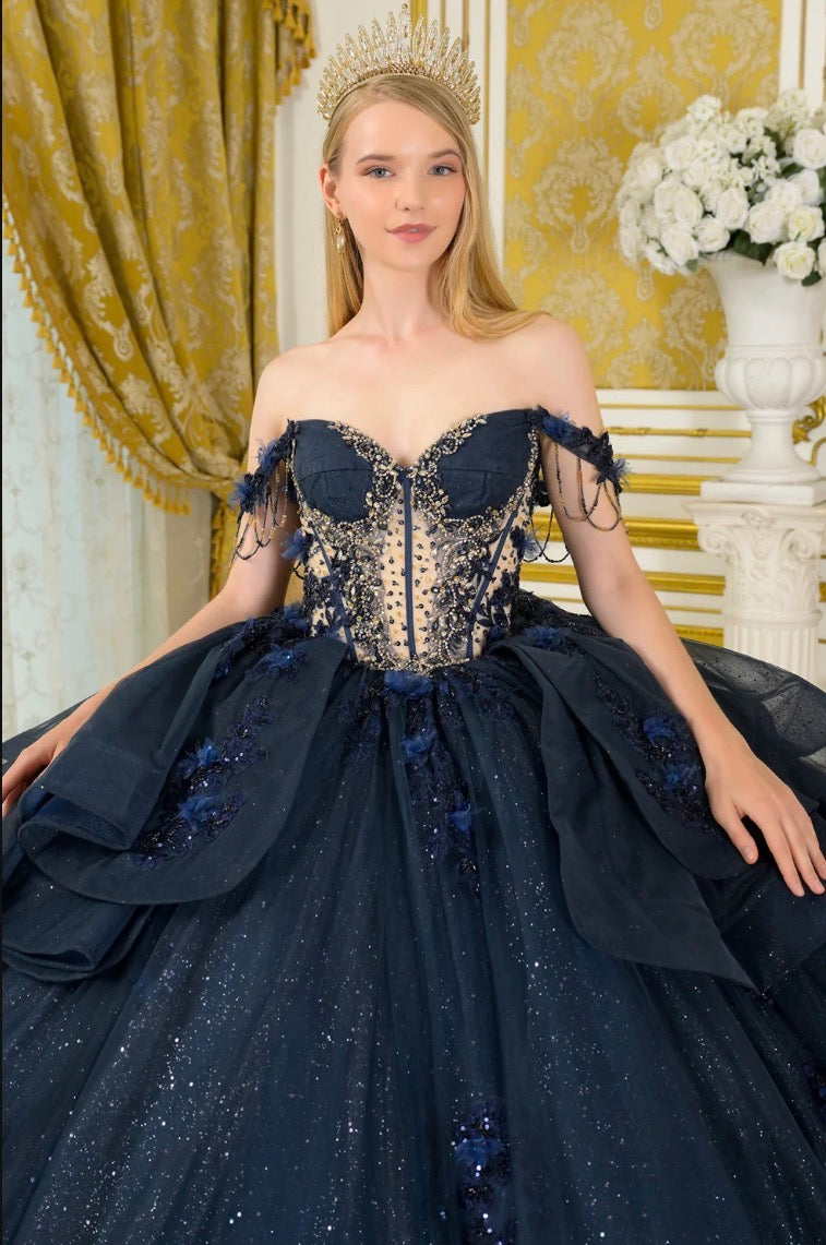 Radiate glamour in this exquisite ball gown. GL3676 BY ELIZABETH K