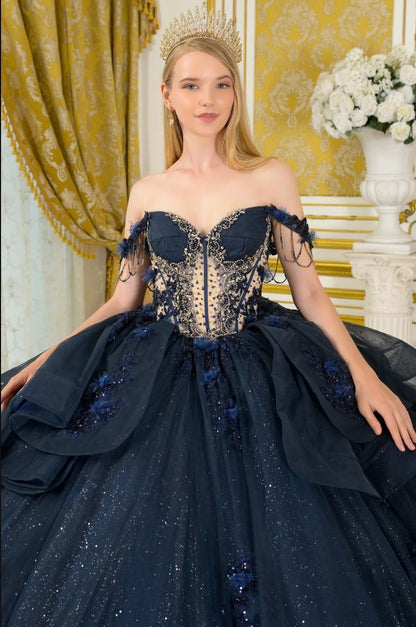 Radiate glamour in this exquisite ball gown. GL3676 BY ELIZABETH K