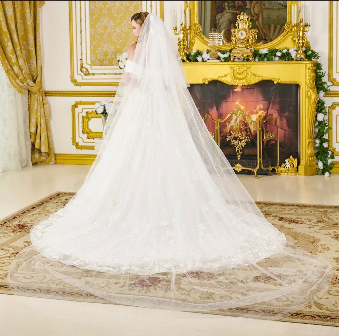 Timeless elegance meets modern sparkle in this stunning ball gown wedding dress. GL3821 GLS BY GLORIA