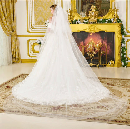 Timeless elegance meets modern sparkle in this stunning ball gown wedding dress. GL3821 GLS BY GLORIA
