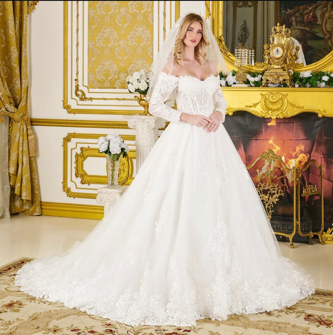 Capture timeless romance in this exquisite wedding ball gown. GL3824 GLS BY GLORIA