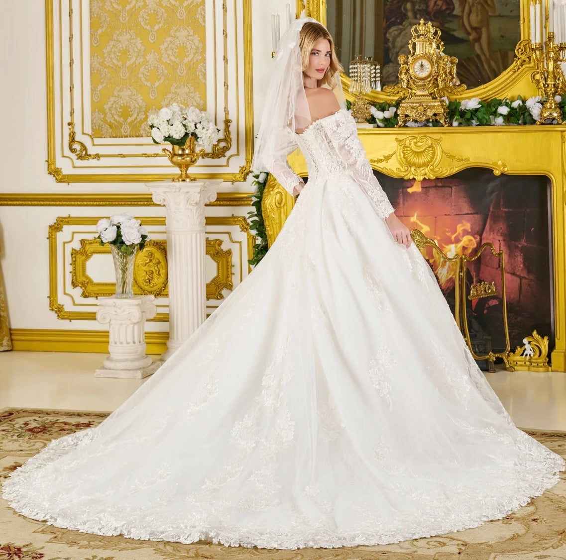 Capture timeless romance in this exquisite wedding ball gown. GL3824 GLS BY GLORIA