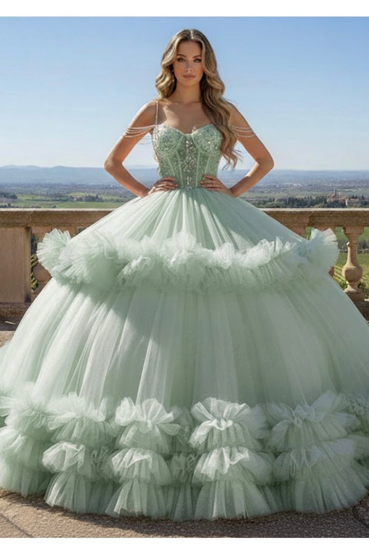 Grand Quince Dress with a Modern Twist. PQ1103 BY BELLA COUTURE