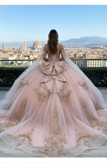 Romantic sweetheart neckline and a beautifully embroidered. PQ1113 BY BELLA COUTURE