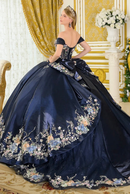 Make a grand statement in this captivating quinceañera ball gown. GL3792 BY ELIZABETH K