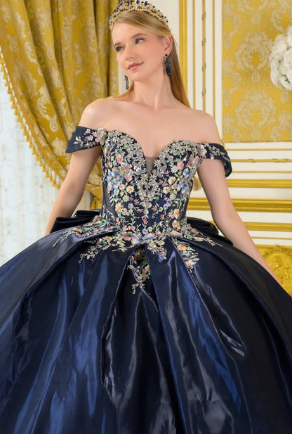 Make a grand statement in this captivating quinceañera ball gown. GL3792 BY ELIZABETH K