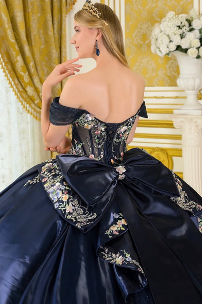 Make a grand statement in this captivating quinceañera ball gown. GL3792 BY ELIZABETH K