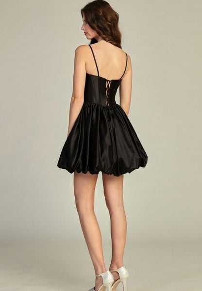 Satin Skirt Sheer Bodice corset Embellishment. 6295L by LET’S CORP