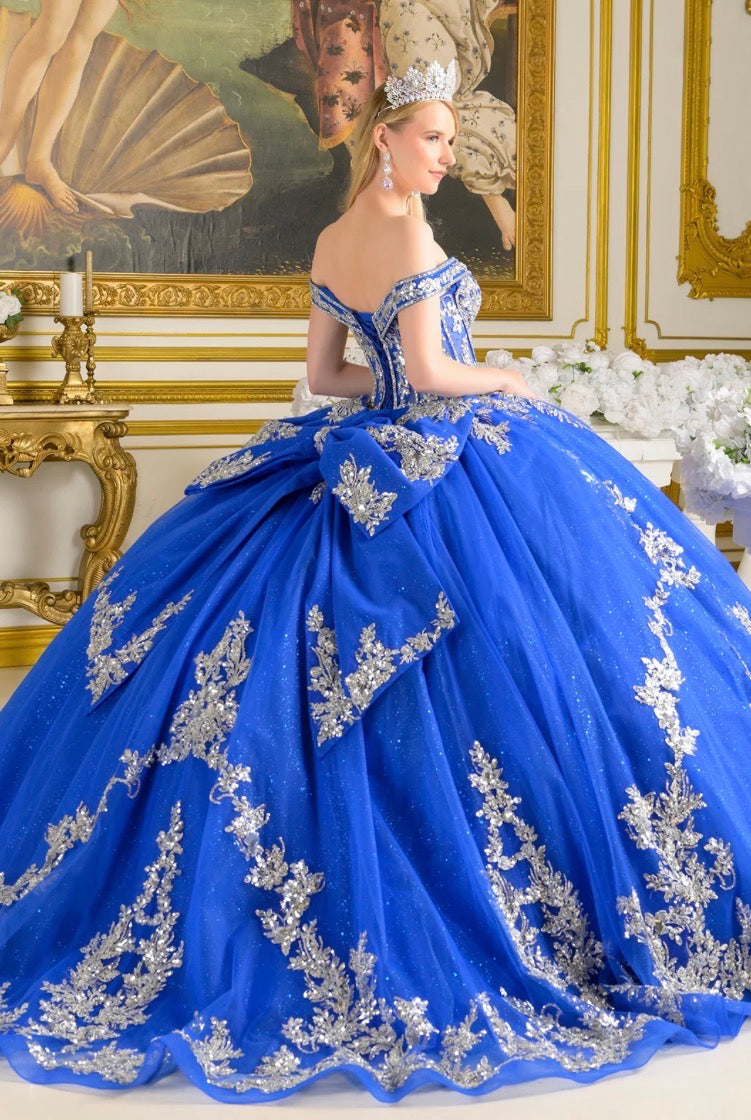 Adorned with sparkling jewels, sequins, beads, and intricate embroidery. GL3672 Elizabeth K
